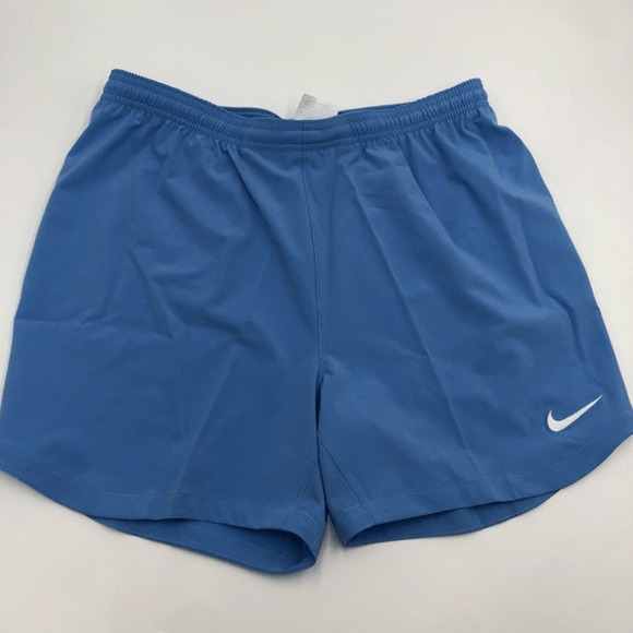 Brand New Nike Athletic Dri Fit Standard Fit Blue Shorts Size Large For Women‎ - Picture 1 of 6